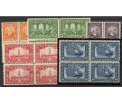 SG266-270. 1927 Set of 5. All in brilliant fresh U/M mint blocks